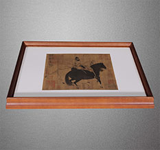 工布江达书画装裱配框服务案例